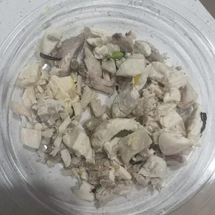 Spoiled/rotten chicken