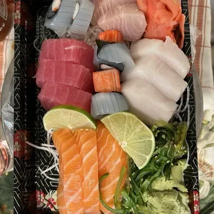Sashimi for $27 plus tax.