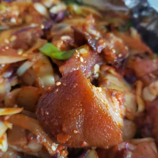 Hot spicy pig feet