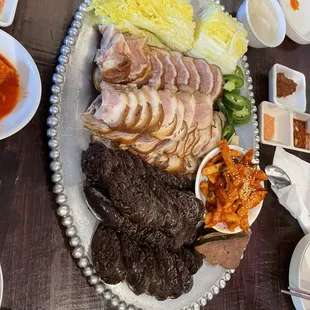S6. Jokbal, Soondae, Bossam Combination Special (Pick 2 or Pick 3)