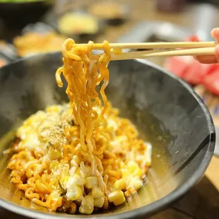 Buldak corn cheese
