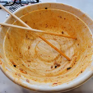 Wife ate so fast, no before photo