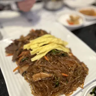 a close up of a plate of food