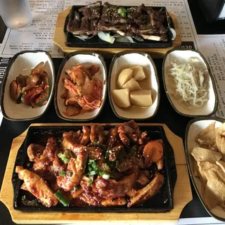 C4. Spicy Chicken Galbi and Soondubu Combo