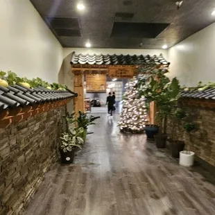 interior, sushi and sashimi