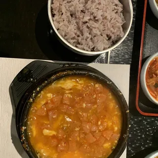 T9. Ham & Sausage Tofu Soup