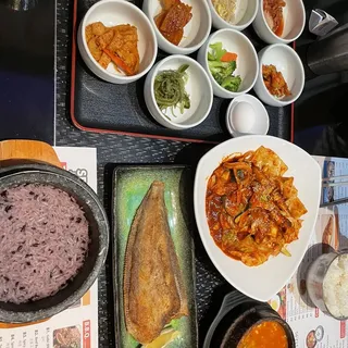 C7. Grilled Sole and Tofu Soup