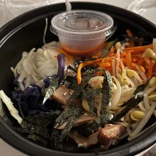 Bibimbap veggies (take out)