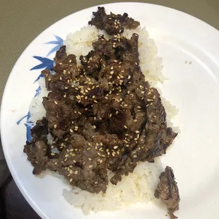 Beef with rice