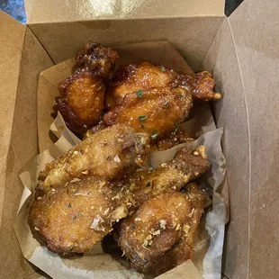 KSauce and Soy Garlic wings