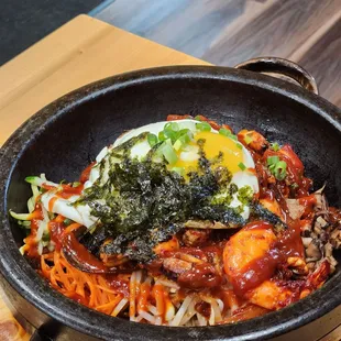 #35 Seafood Dolsot bibimbap
