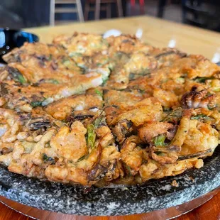 Seafood pancake