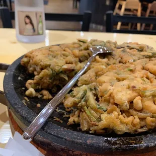 Seafood Pancake! ENORMOUS for 1. Very tasty though.
