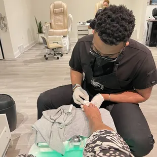 The best nail tech in Memphis...Zach at September Nail Salon!