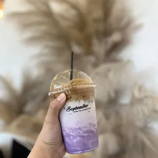 Taro Coffee Latte