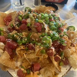 Ahi Poke Nachos