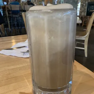 Root beer float