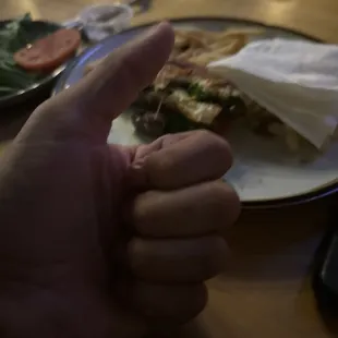 My finger- thumbs up for this place