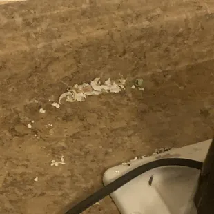 The soup scrapes left. I regret not capturing the food we lost but i was so grossed out i couldn't even look and had husband throw it out.