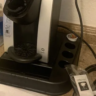 Keurig was disgusting and poop on there too.