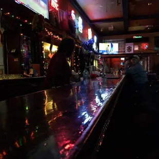 people sitting at the bar