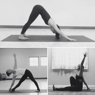 Co-Owner and Head Yoga teacher Maya Rodriguez.  Maya teaches all the yoga class at SKF&amp;Y