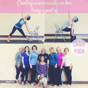 Yoga with a little extra support