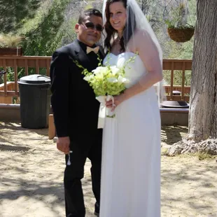 My  BFF and man of honor for my wedding. My dad passed away and this man helped me the whole way through