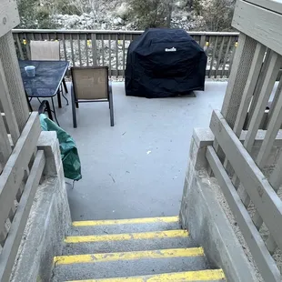 Patio you can sit by fire