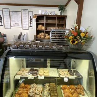 Front display of pastries