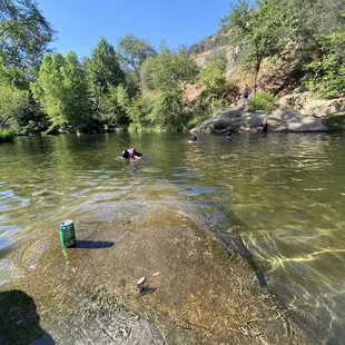 Swimming hole by deep end