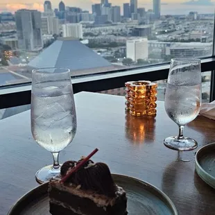 Dessert with a view