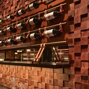 SER's wine cellar offers over 350 wine choices from across the world.