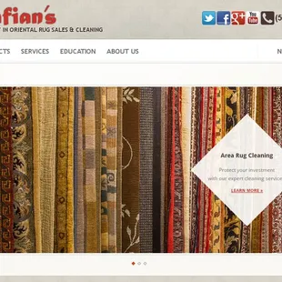 Be sure to visit our website - www.Serafians.com - for a free rug education!
