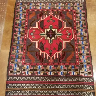 Handmade Baluchi rug, stunning colors!