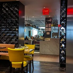 Interior view of the bar