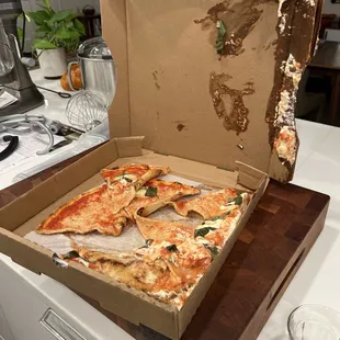 If this is your idea of what a freshly delivered pizza should look like, this is the restaurant for you.