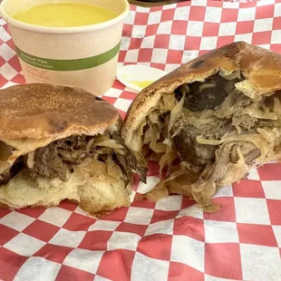 Seraphim Bierock and kabocha squash soup