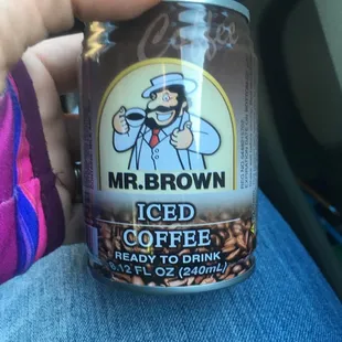 a can of mr brown iced coffee