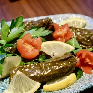 Grape leaves