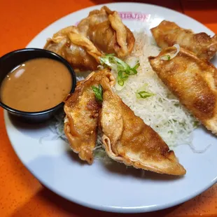 Crispy Chicken &amp; Lemongrass Dumplings