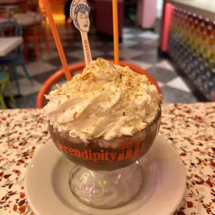 My Vegan Frozen Hot chocolate Coconut.