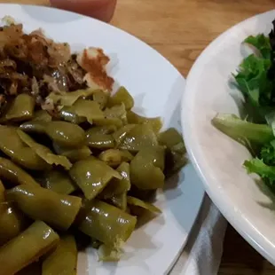 Veggies &amp; side salad