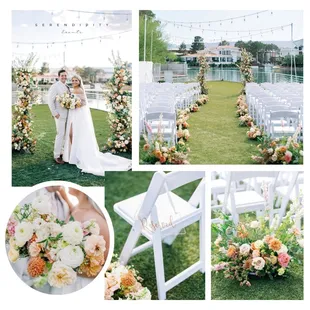 October is the perfect time for a lakeside wedding!