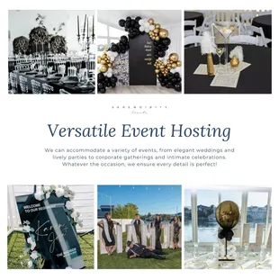 At Serendipity Events, we specialize in hosting a wide range of events to suit any occasion.