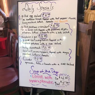 Daily Specials