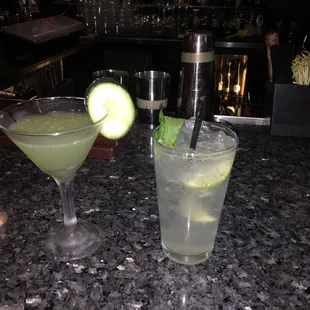 Mariachi (left) and Mojito (right)