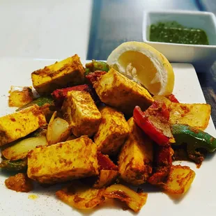 Kesaei paneer tikka