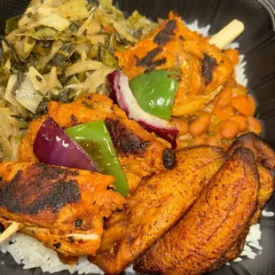 Swahili Plate w/ Chicken Kebab