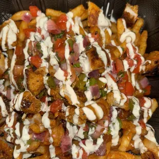 Chicken Chips Masala (Like loaded fries)